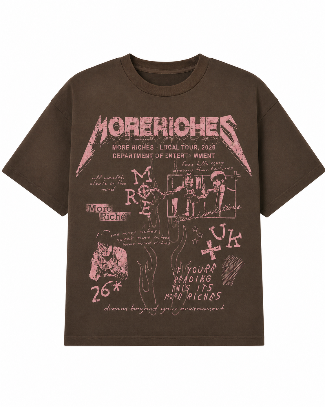 MR26 “Riches Within” Brown T-Shirt