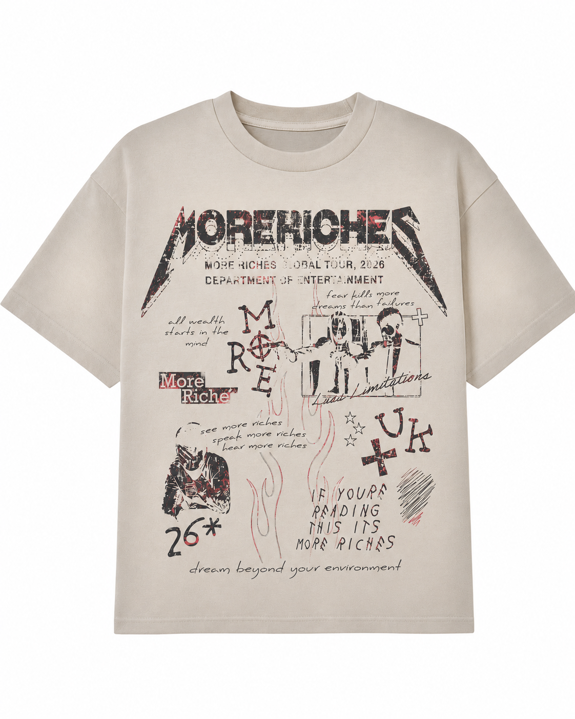 MR26 “Riches Within” Cream T-Shirt