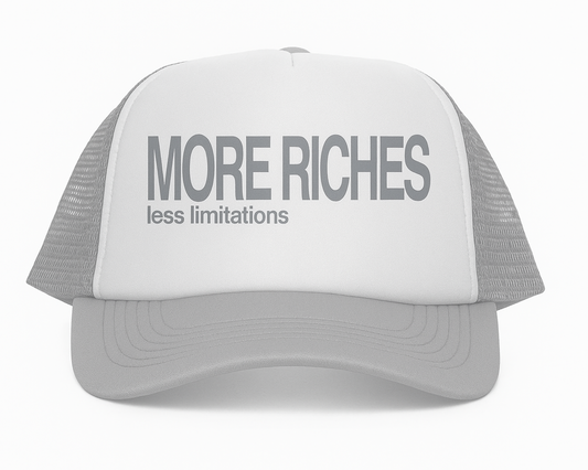 [MORE RICHES] Trucker Hat - Grey