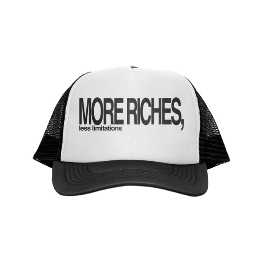 [MORE RICHES] Trucker Hat - Black
