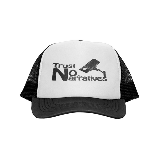 [TRUST NO NARRATIVES] Trucker Hat - Black