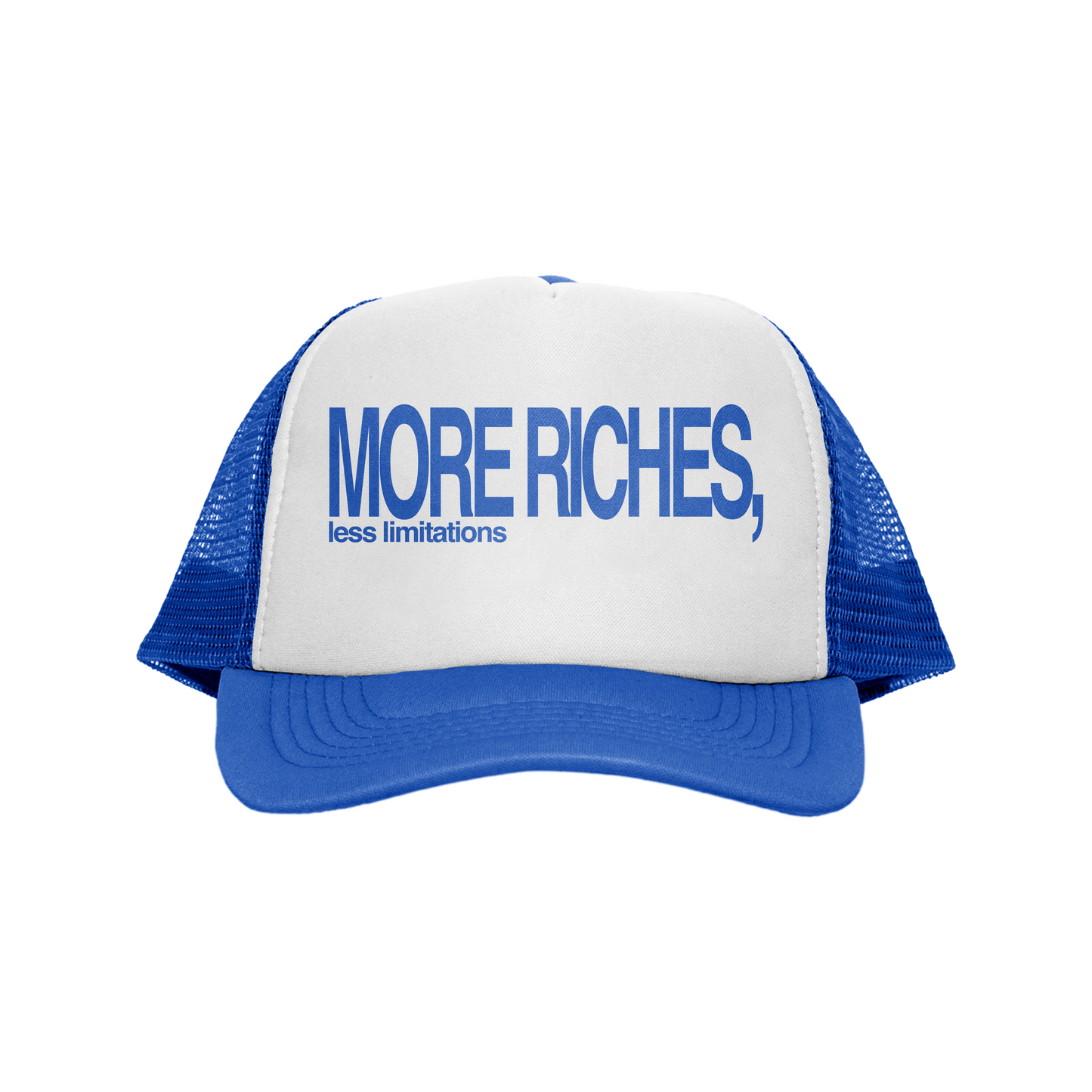 [MORE RICHES] Trucker Hat - Blue