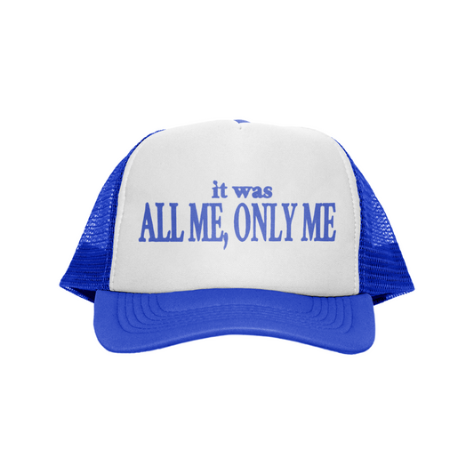 [ALL ME, ONLY ME] Trucker Hat - Blue