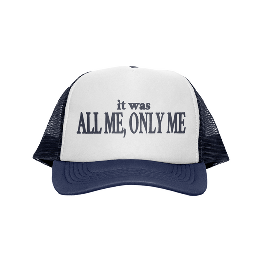 [ALL ME, ONLY ME] Trucker Hat - Navy